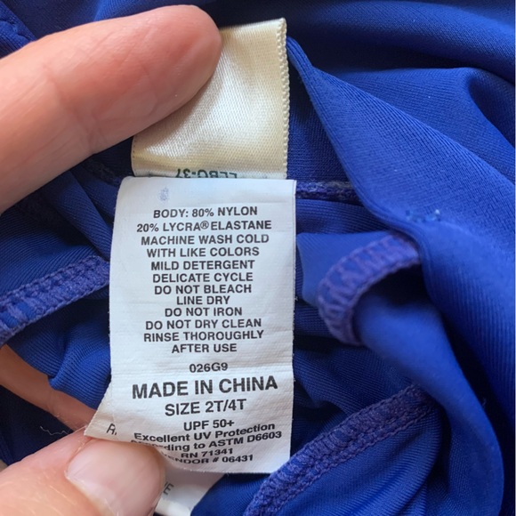 LL Bean toddler swim and sun hat 50+ UPF - Picture 2 of 2